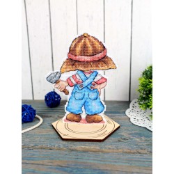 Cross stitch kit "Mechanic 1, with stand" SR-1302
