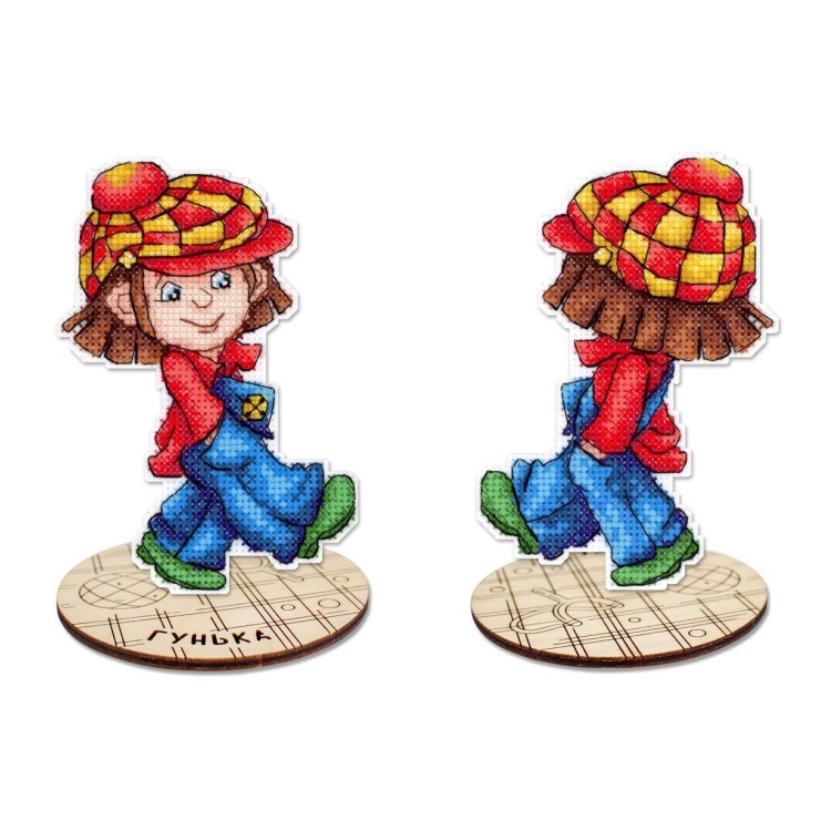 Cross stitch kit "Reveler, with a stand" SR-1304