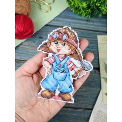 Cross stitch kit "Mechanic 1, with stand" SR-1302