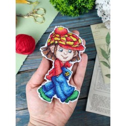 Cross stitch kit "Reveler, with a stand" SR-1304