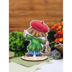 Cross stitch kit "Artist, with stand" SR-1305