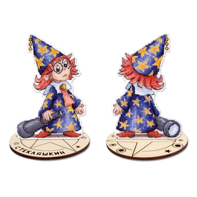 Cross stitch kit "Astronomer, with stand" SR-1306