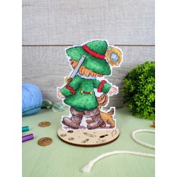 Cross stitch kit "Hunter, with stand" SR-1308