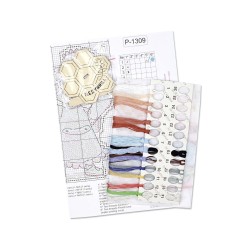 Cross stitch kit "Nurse, with stand" SR-1309