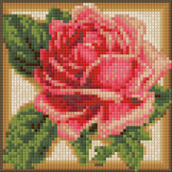 Diamond Painting Kit Rose 15х15 cm AZ-1450