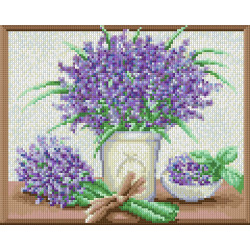 Diamond Painting Kit Fresh Lavender 30х24 cm AZ-1452