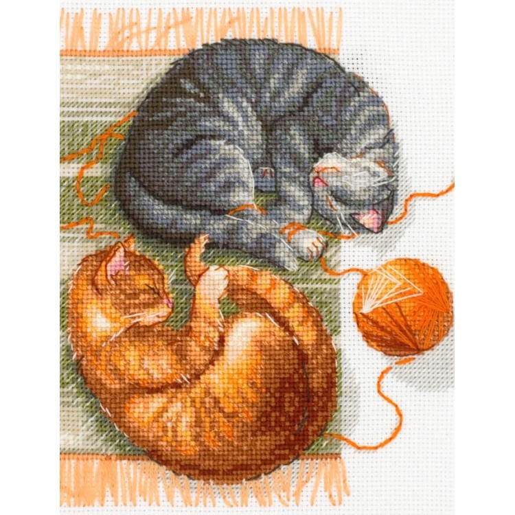 Cats and Threads 20x20 SRA1035