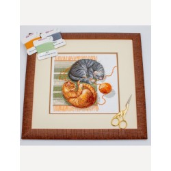 Cats and Threads 20x20 SRA1035