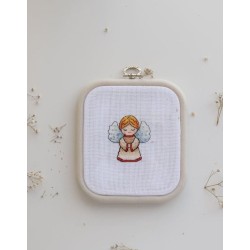12,5x14,5 cm Square flexi hoop (white) 230-11WHT
