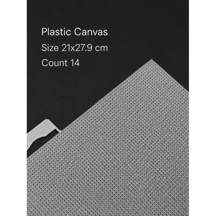 Plastic canvas Clear 21x27.9 cm 14 A2114