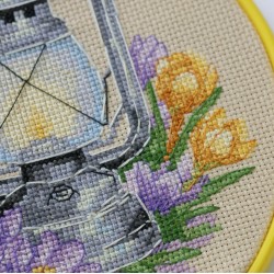 Cross-stitch kits - Spring saffron AAHM-097