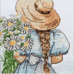 Cross-stitch kits - Daisies for her AAHM-099
