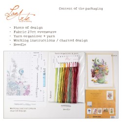 Counted cross stitch kit Flower power bouquet PN/0214127