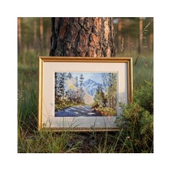 Cross-stitch kits "Forest road to mountains" RTOM1081