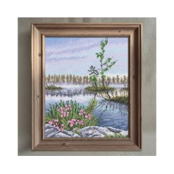 Cross-stitch kits "Bog heather landscape" RTOM1063