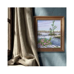 Cross-stitch kits "Bog heather landscape" RTOM1063