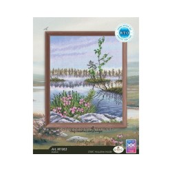 Cross-stitch kits "Bog heather landscape" RTOM1063