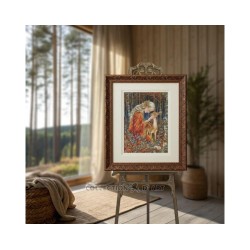 Cross-stitch kits "Fairytale Girl and Fawn" RTOM1096