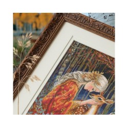 Cross-stitch kits "Fairytale Girl and Fawn" RTOM1096