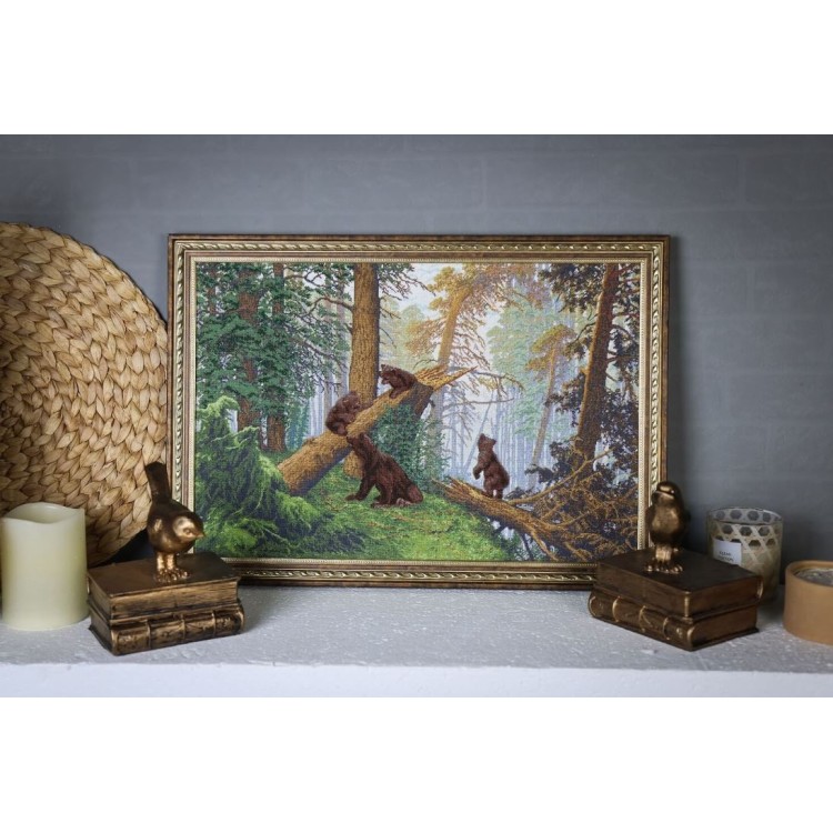 Needlecraft set "Morning in a pine forest" S/KR007