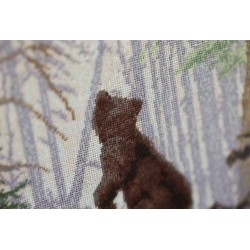 Needlecraft set "Morning in a pine forest" S/KR007