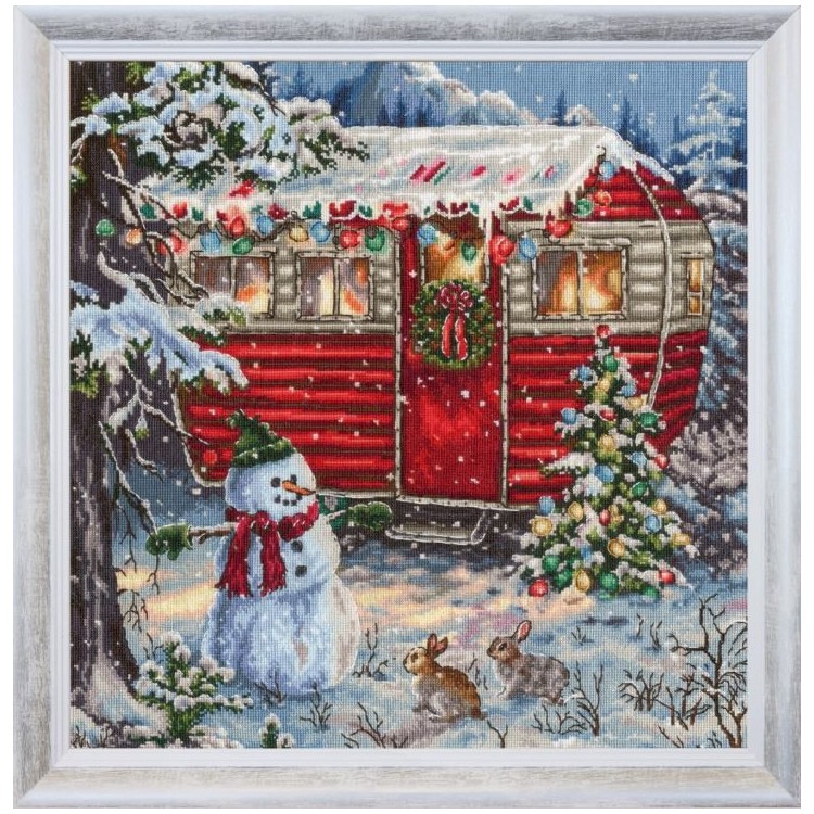 Needlecraft set "New Year's trailer" S/SO023