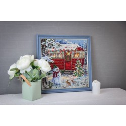 Needlecraft set "New Year's trailer" S/SO023