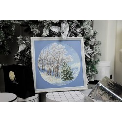 Needlecraft set  "Silver on the branches" S/VM048
