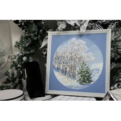 Needlecraft set  "Silver on the branches" S/VM048