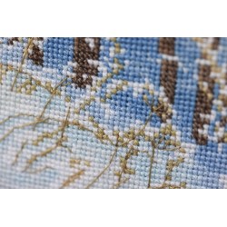 Needlecraft set  "Silver on the branches" S/VM048