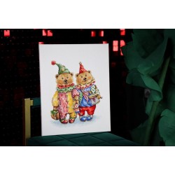 Needlecraft set "Clown Bears" S/VK097