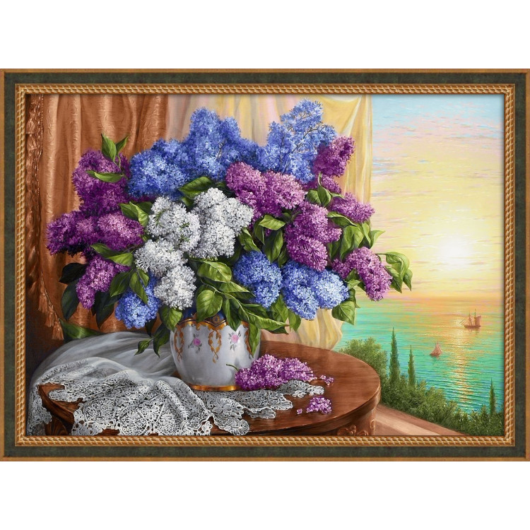 Lilac by the Window  70x50 cm AZ-1819