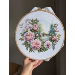 Cross stitch kit "Peony tenderness" SANP-79