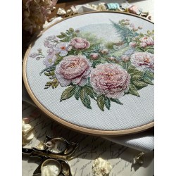 Cross stitch kit "Peony tenderness" SANP-79