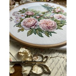 Cross stitch kit "Peony tenderness" SANP-79
