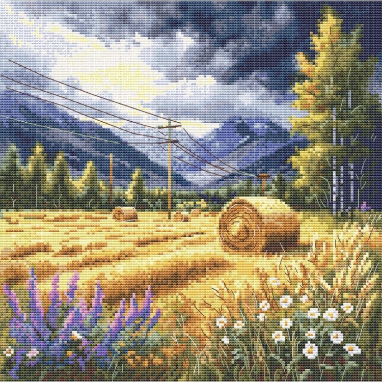 Cross stitch kit "Before the storm" SANP-78