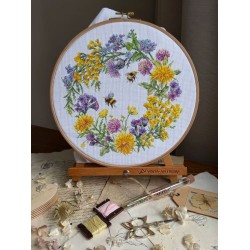 Cross stitch kit "Field wreath" SANP-77