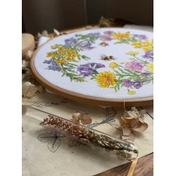 Cross stitch kit "Field wreath" SANP-77