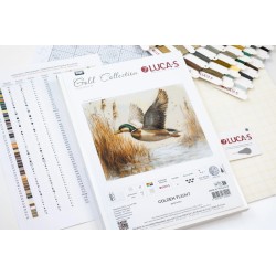 Cross Stitch Kit Golden Flight 33 x25cm SB730