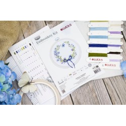 Cross Stitch Kit with Hoop Included Spring Rebirth 11x10cm SBC108