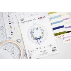 Cross Stitch Kit with Hoop Included Spring Rebirth 11x10cm SBC108