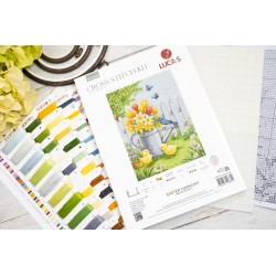 Cross Stitch Kit  Easter Harmony 24x32cm SBU5106