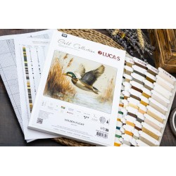 Petit Point Kit Golden Flight 21x16cm SG730