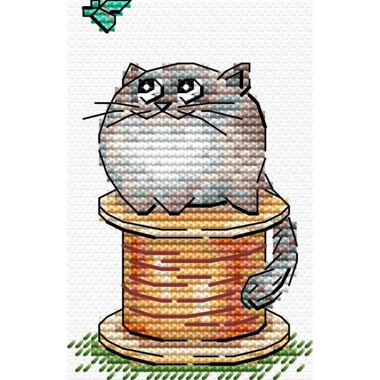 Cross stitch kit "Under close scrutiny" SM-1260