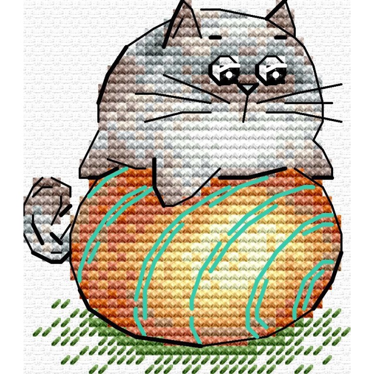 Cross stitch kit "Ball game" SM-1261