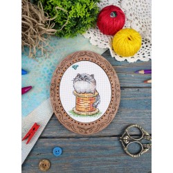 Cross stitch kit "Under close scrutiny" SM-1260