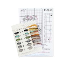 Cross stitch kit "Under close scrutiny" SM-1260