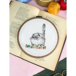 Cross stitch kit "Beware of danger!" SM-1263