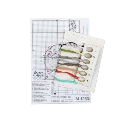 Cross stitch kit "Beware of danger!" SM-1263