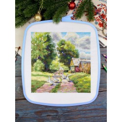 Cross stitch kit "On a country road" SNV-1001